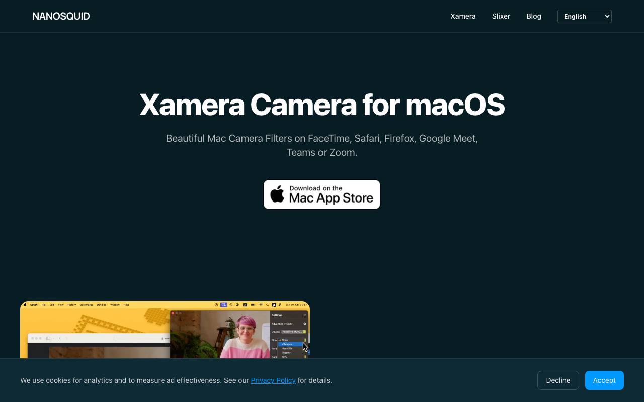 Xamera Camera screenshot