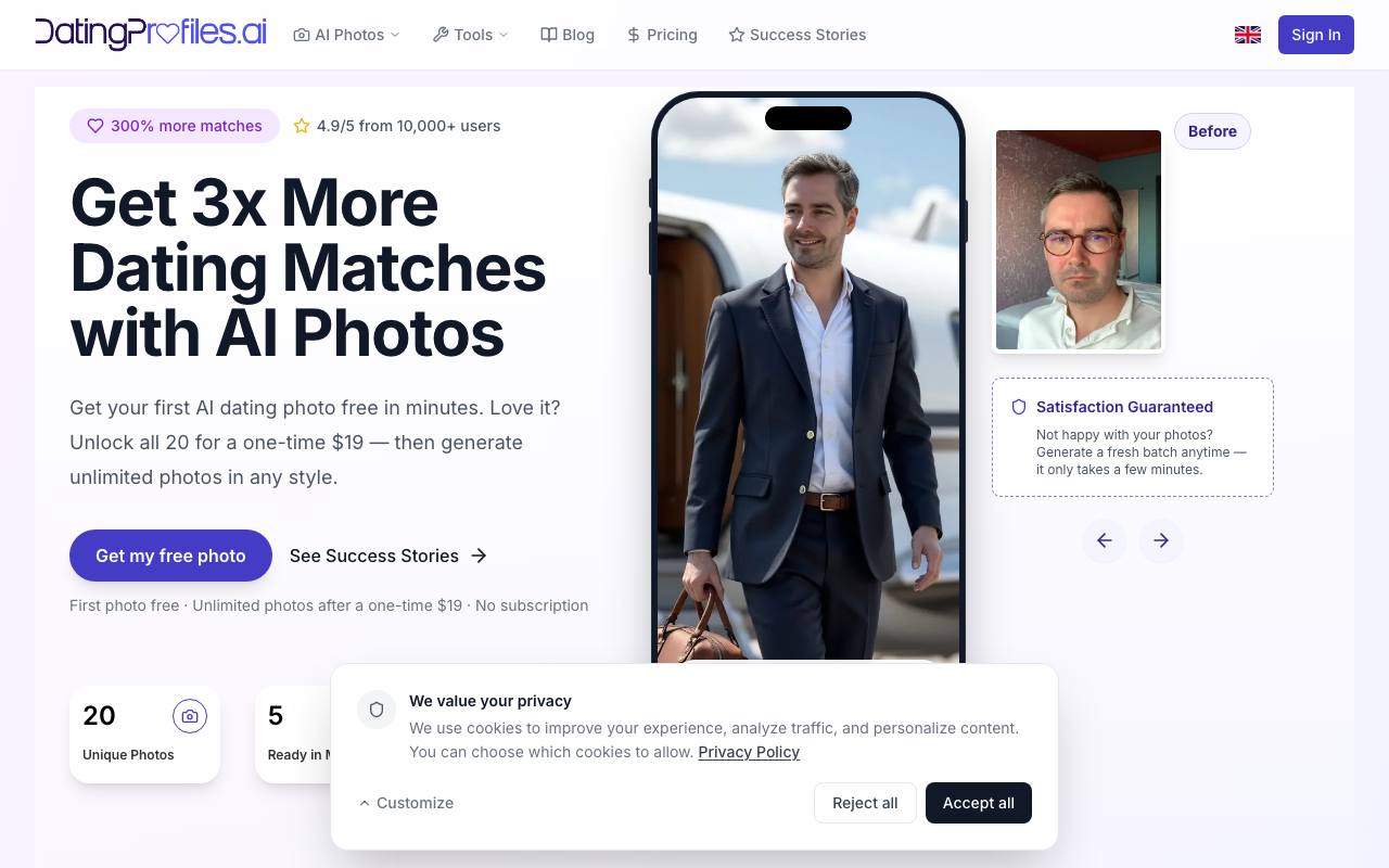 datingprofiles.ai screenshot