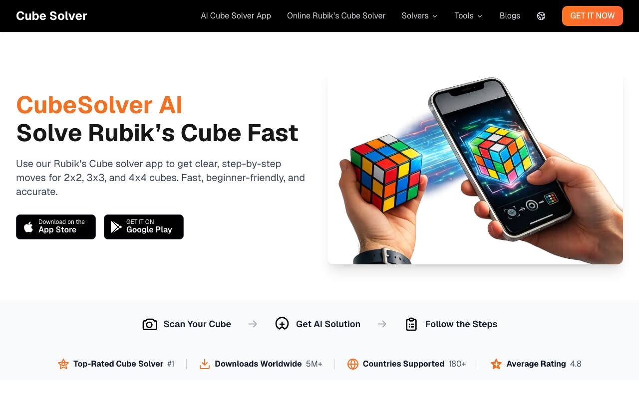 AI Cube Solver screenshot
