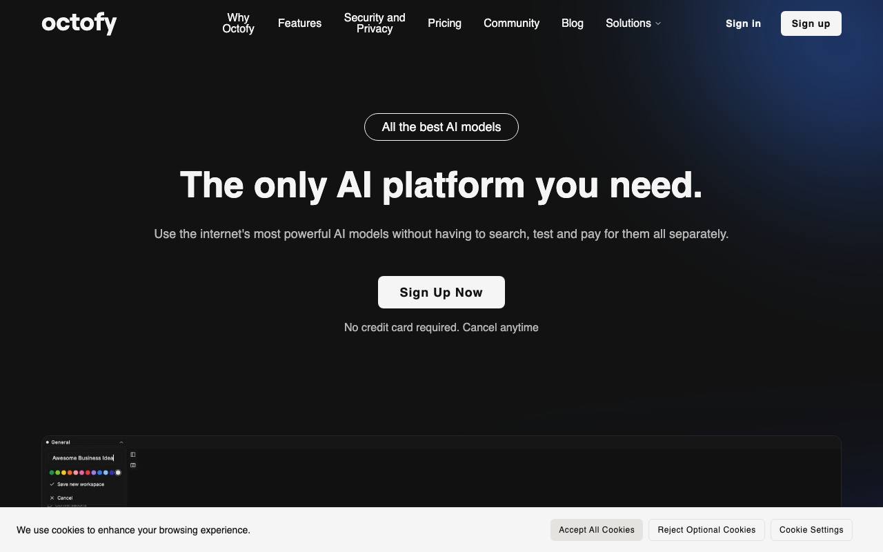 octofy screenshot