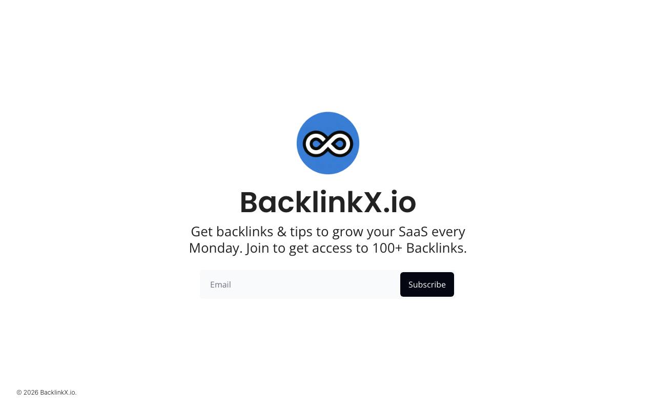 Backlinkx.io screenshot