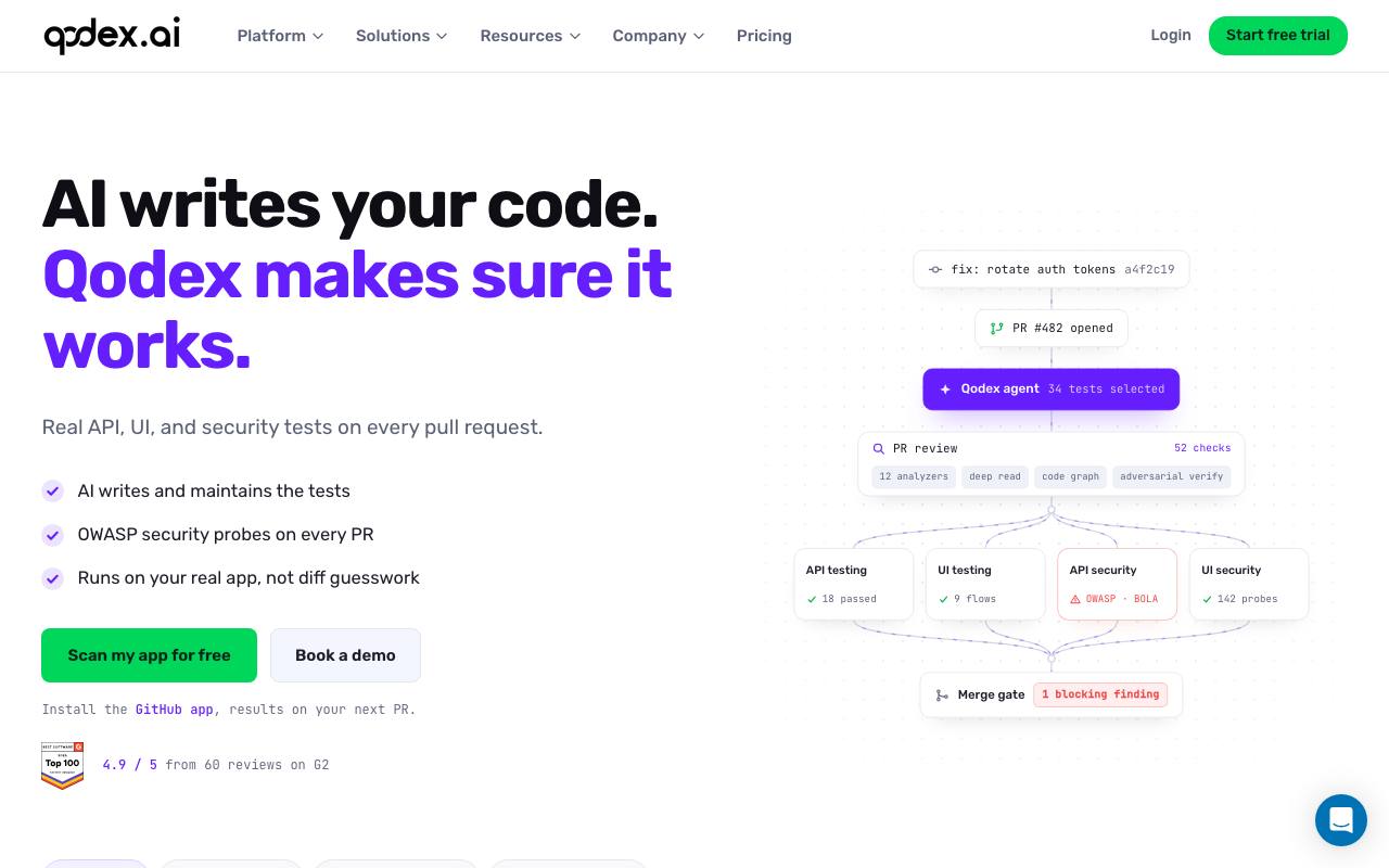 Qodex.ai screenshot