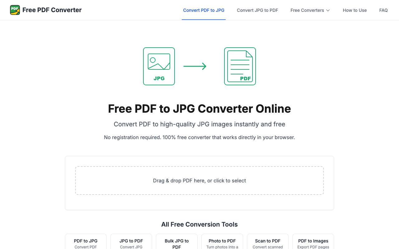 JPG to PDF screenshot
