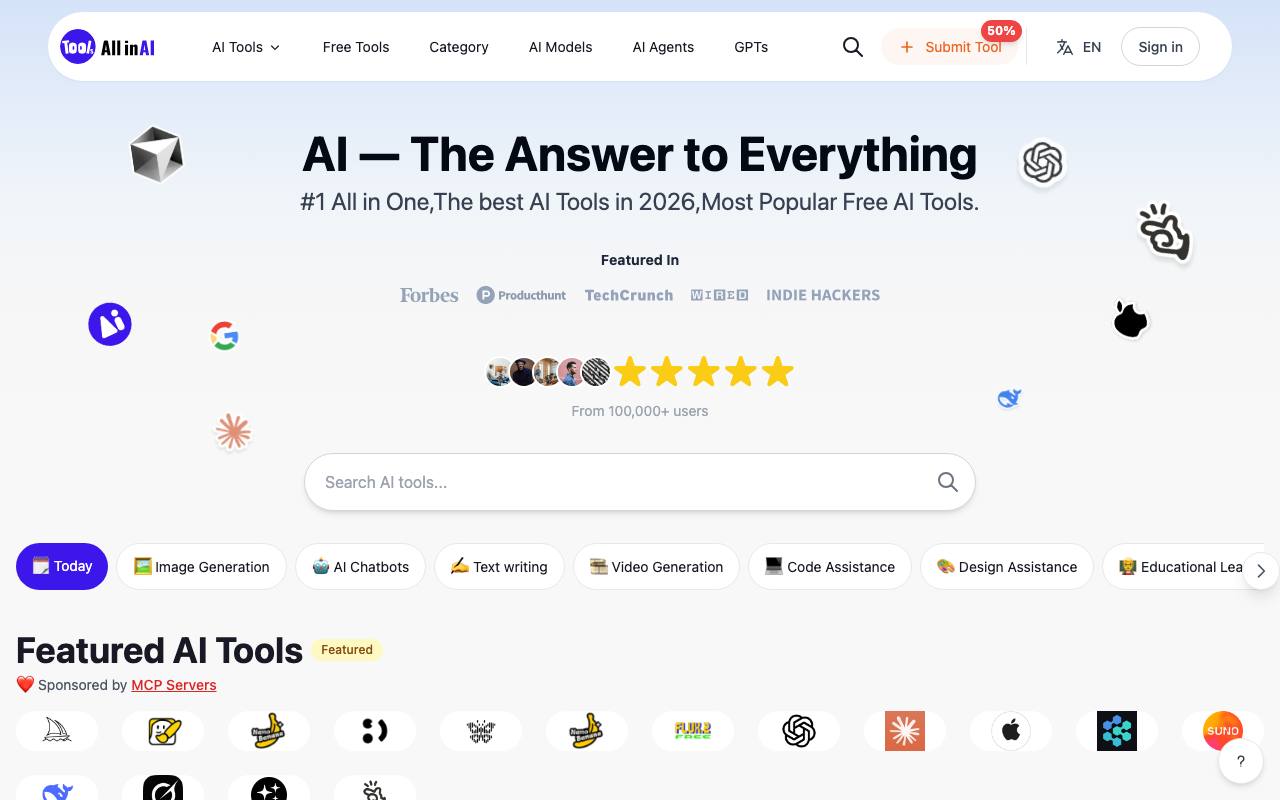 All in AI Tools screenshot
