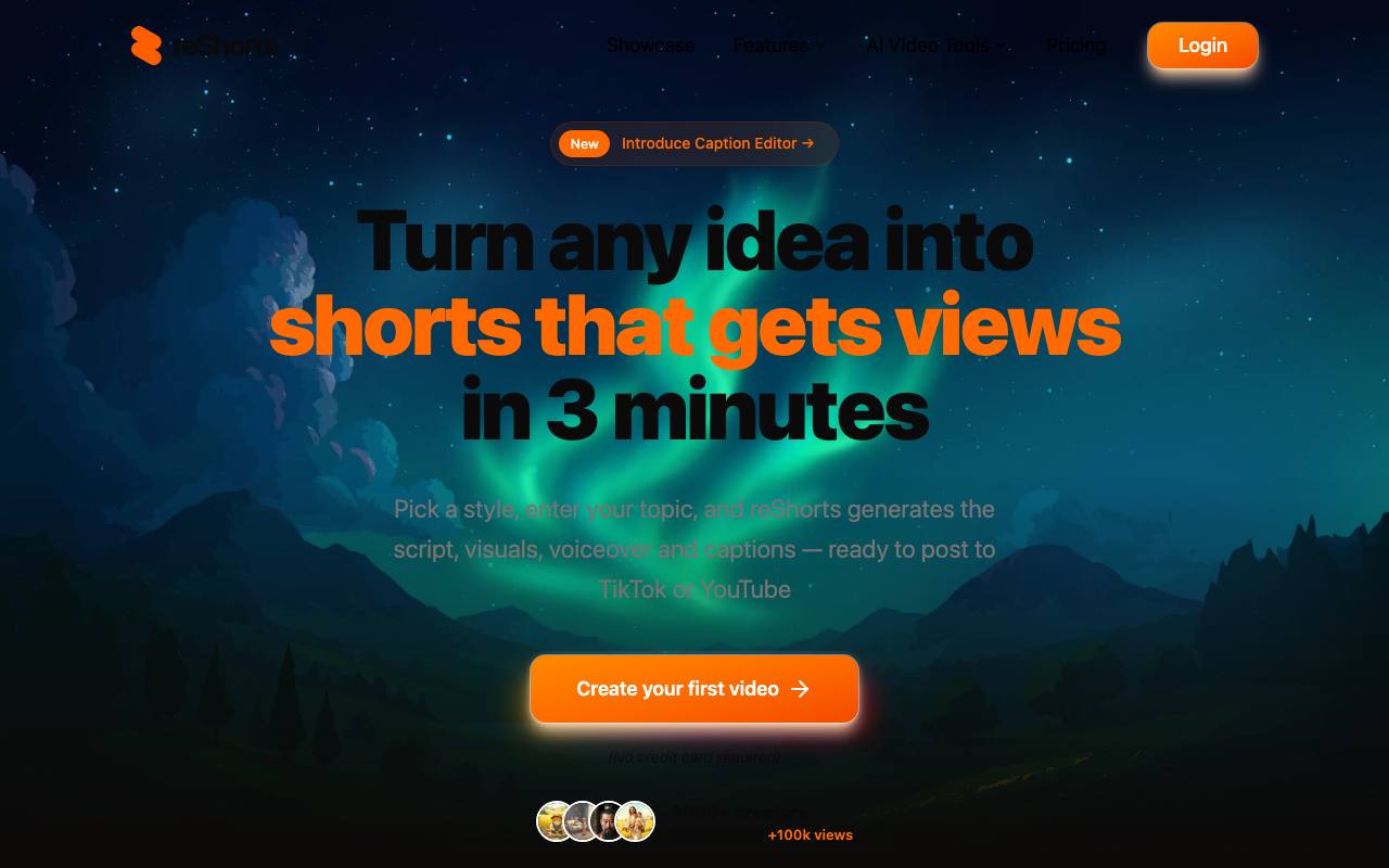 reShorts screenshot