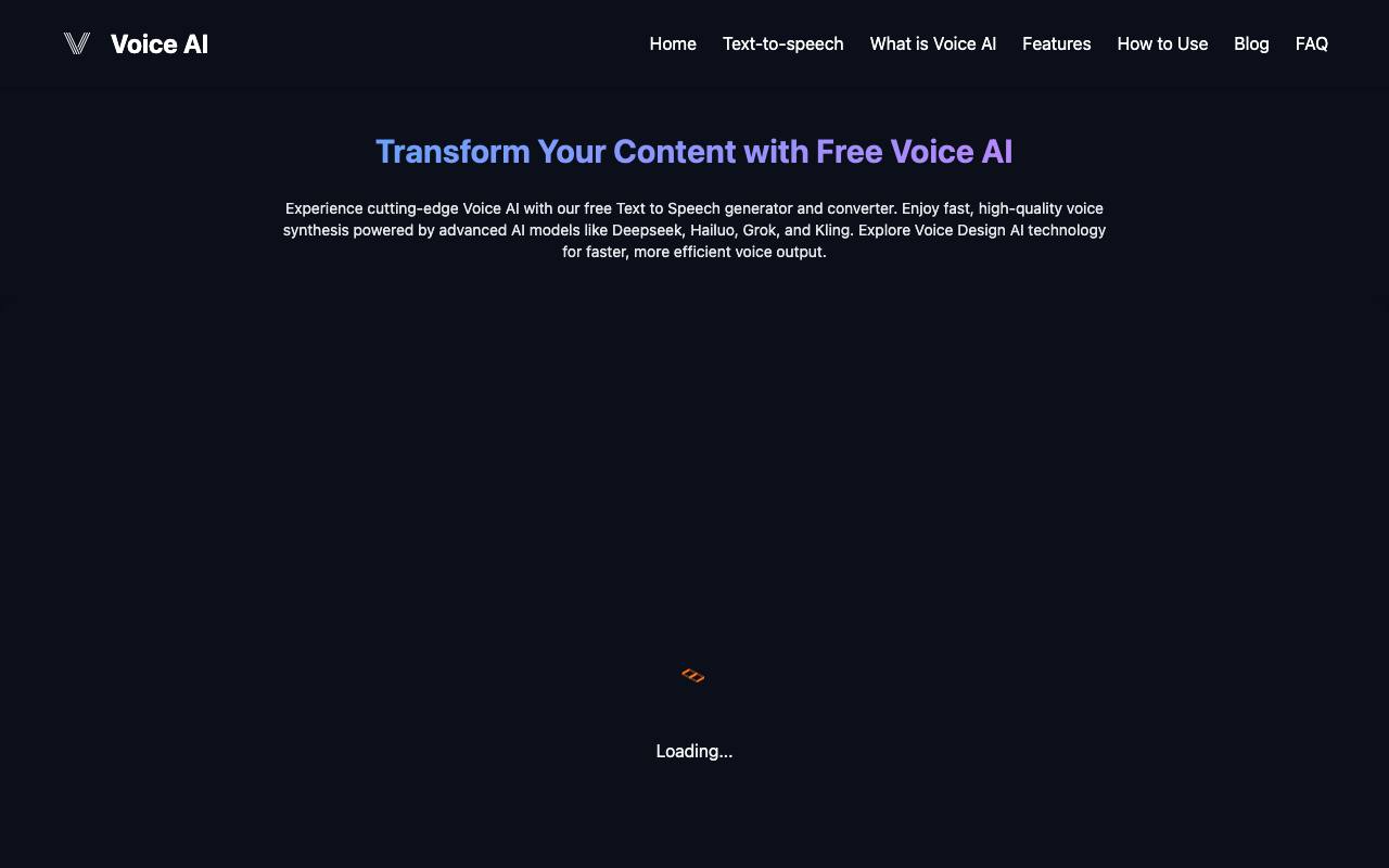 Voice Design AI screenshot