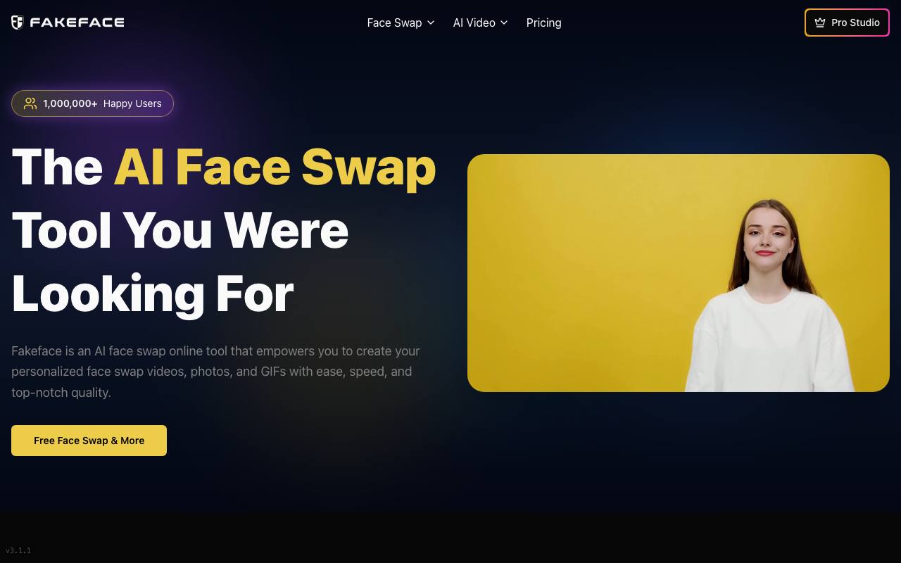 Fakeface screenshot