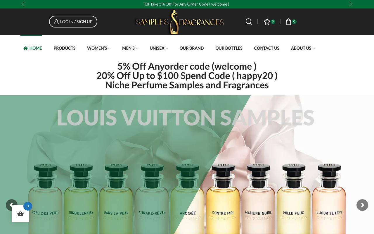 Samples screenshot