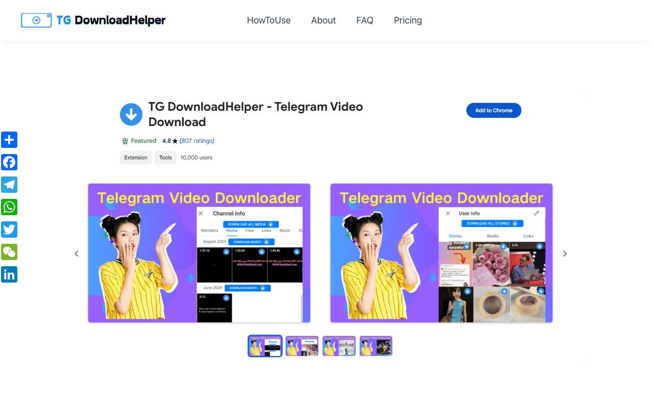 Telegram Video Download screenshot
