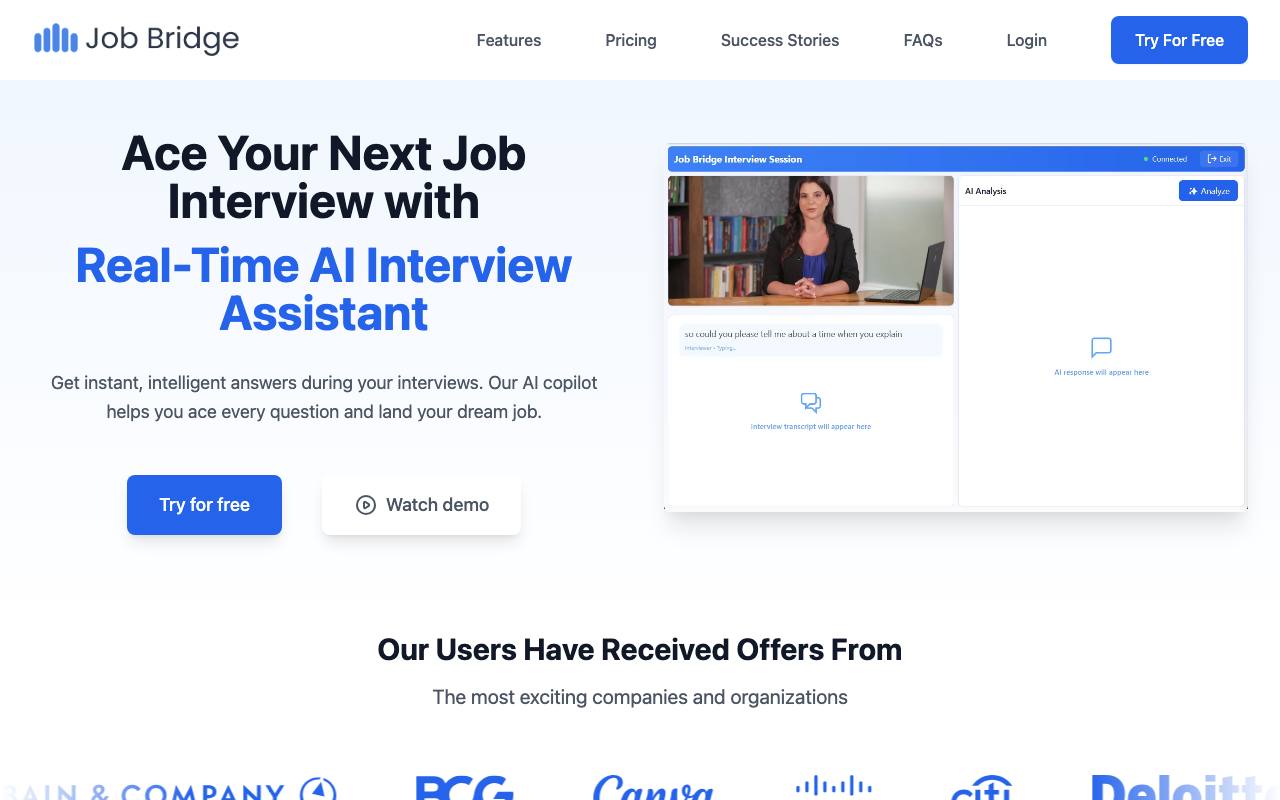 Job Bridge screenshot