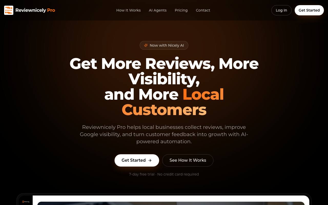 Reviewnicely screenshot