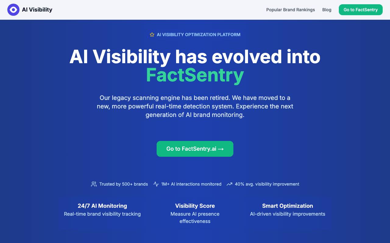 Al Visibility screenshot