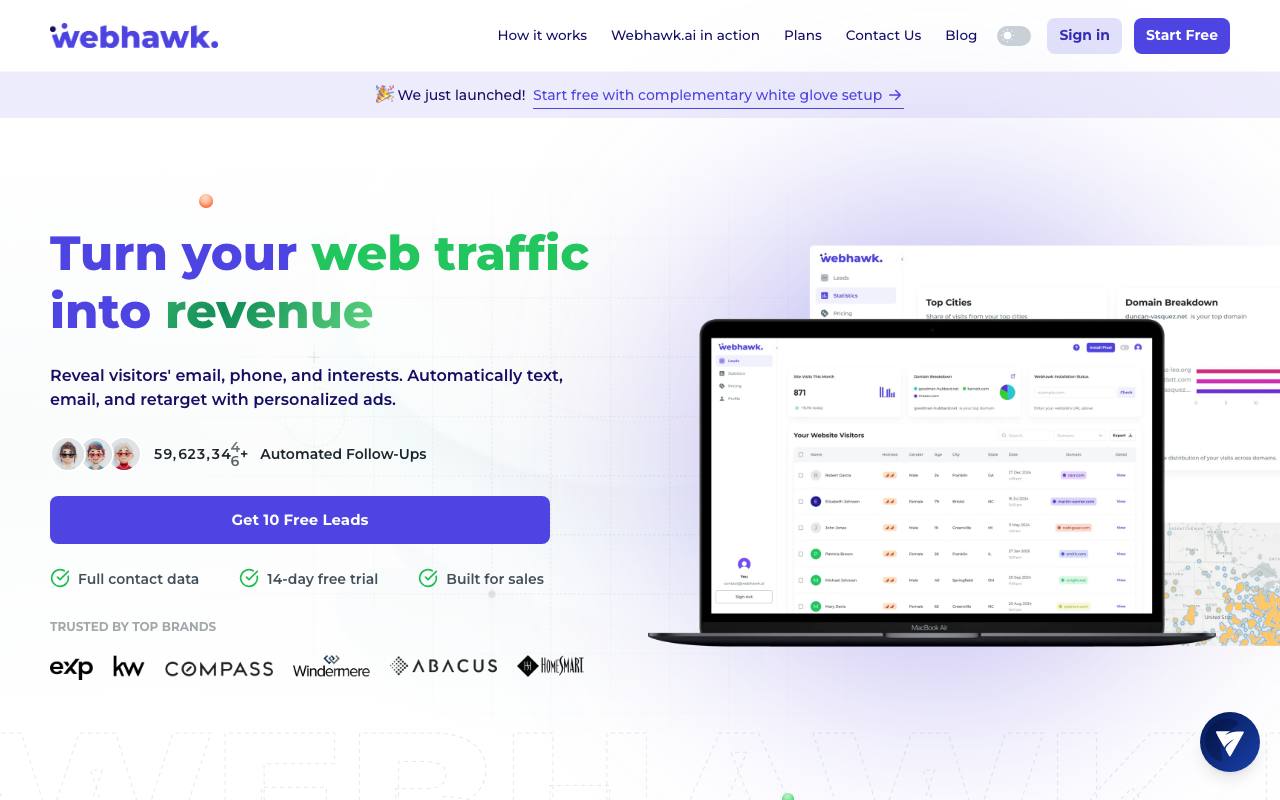 Webhawk screenshot