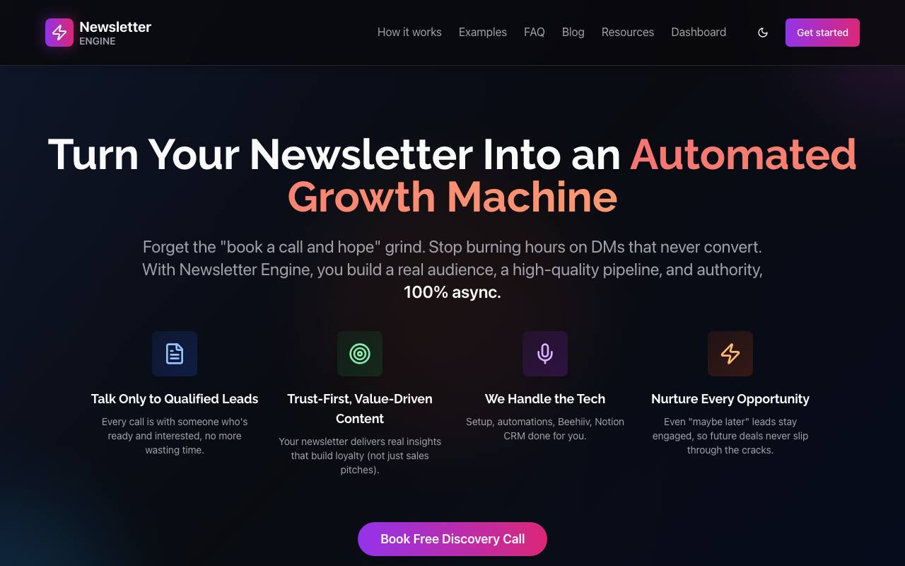 Free Newsletter Strategy Generator screenshot