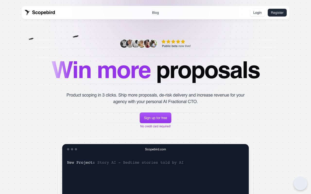 Scopebird screenshot