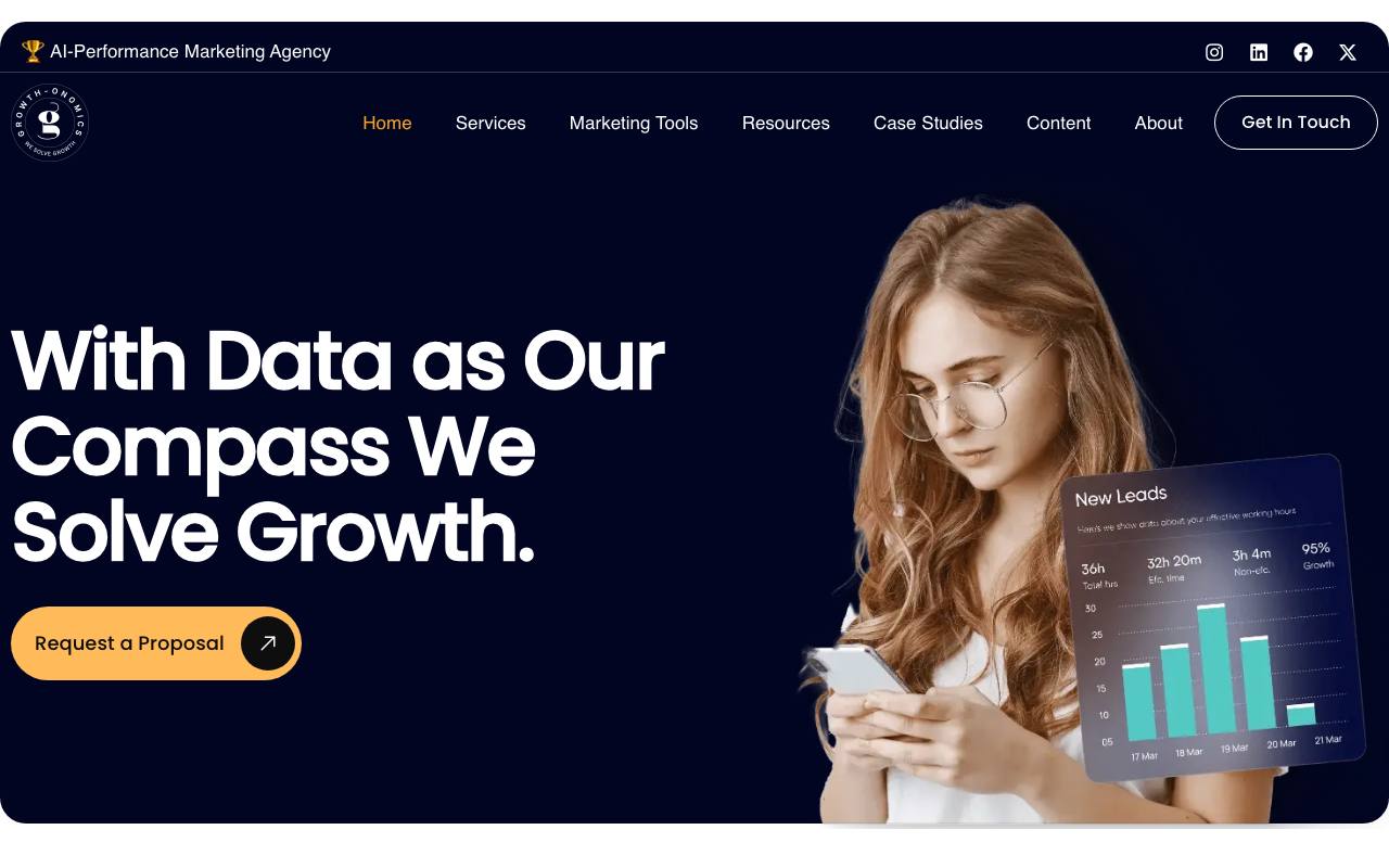 Growthonomics screenshot