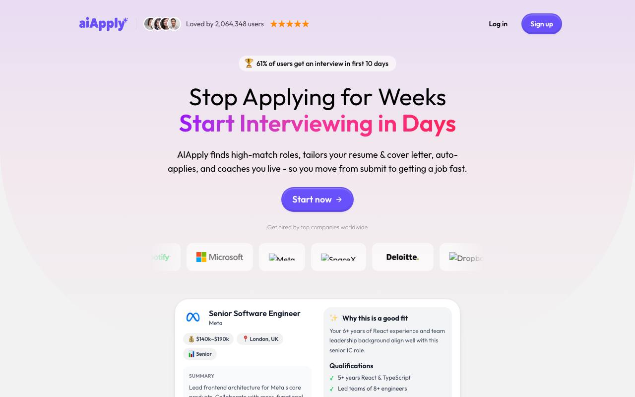 AIApply screenshot