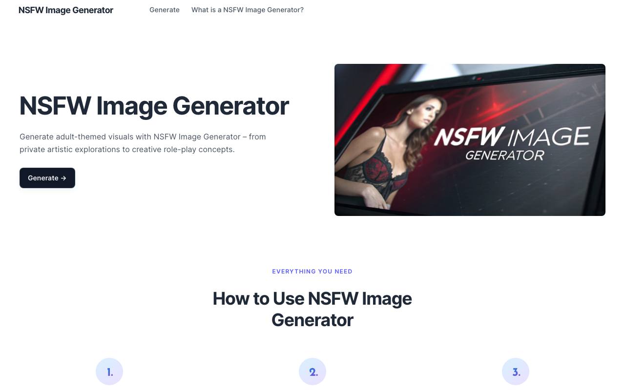 NSFW Image Generator screenshot