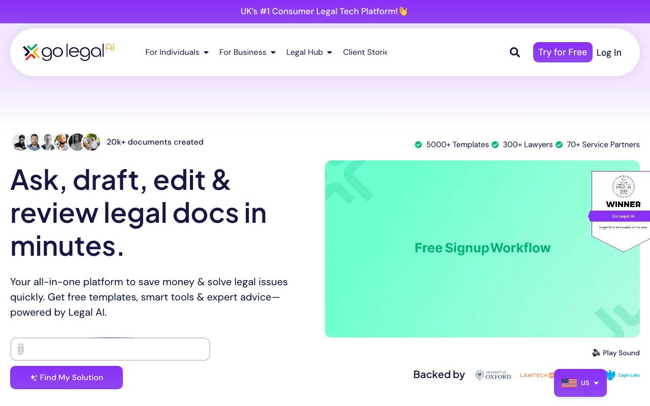 Go Legal Ai screenshot