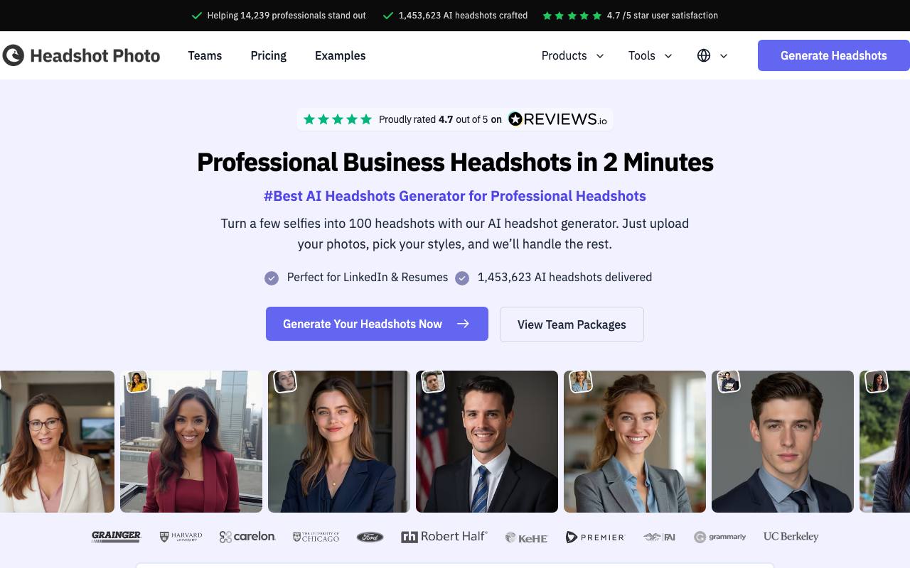 HeadShot Photo screenshot