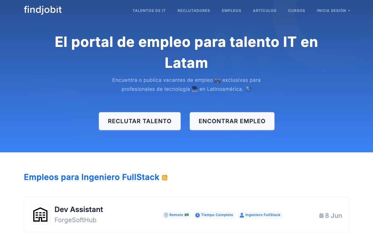 Findjobit screenshot