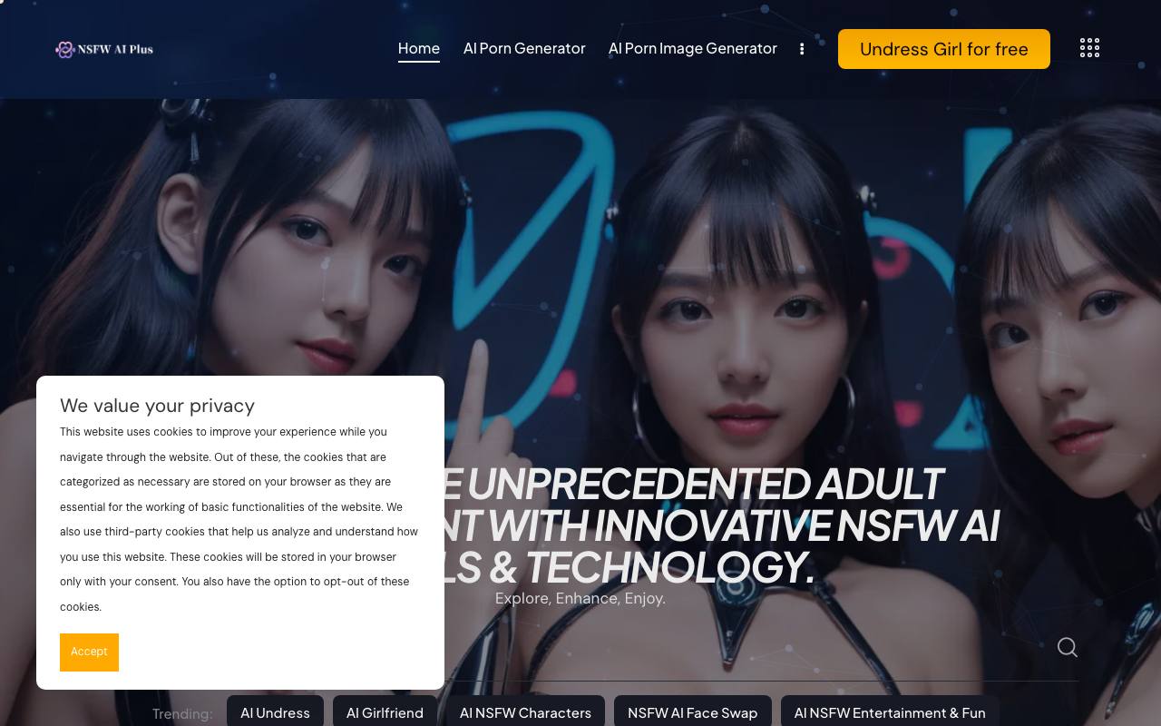 Featured NSFW AI Tools screenshot