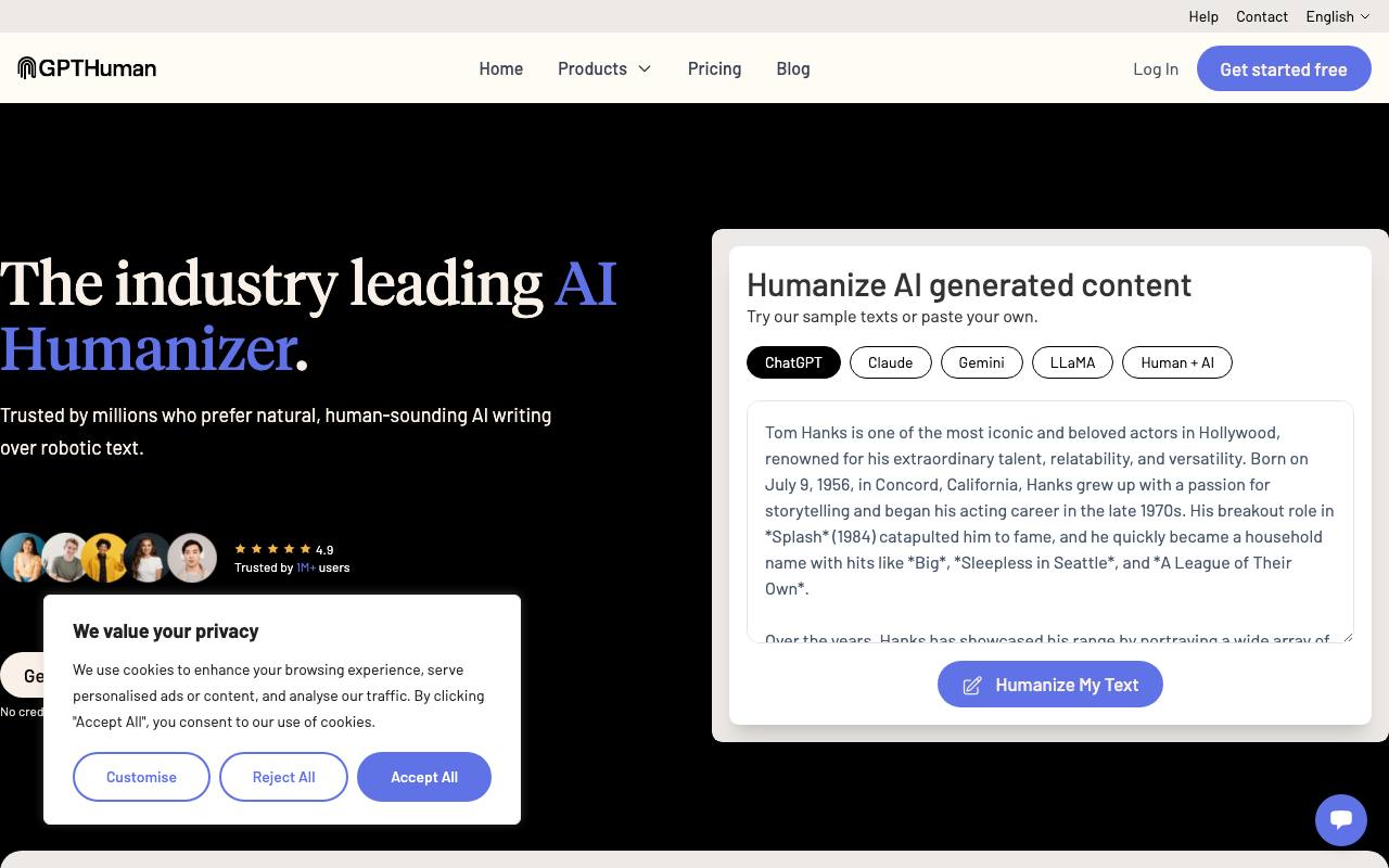 GPTHuman screenshot