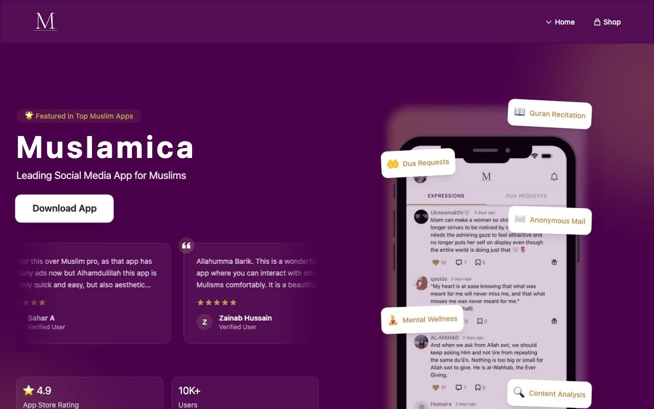 Muslamica screenshot