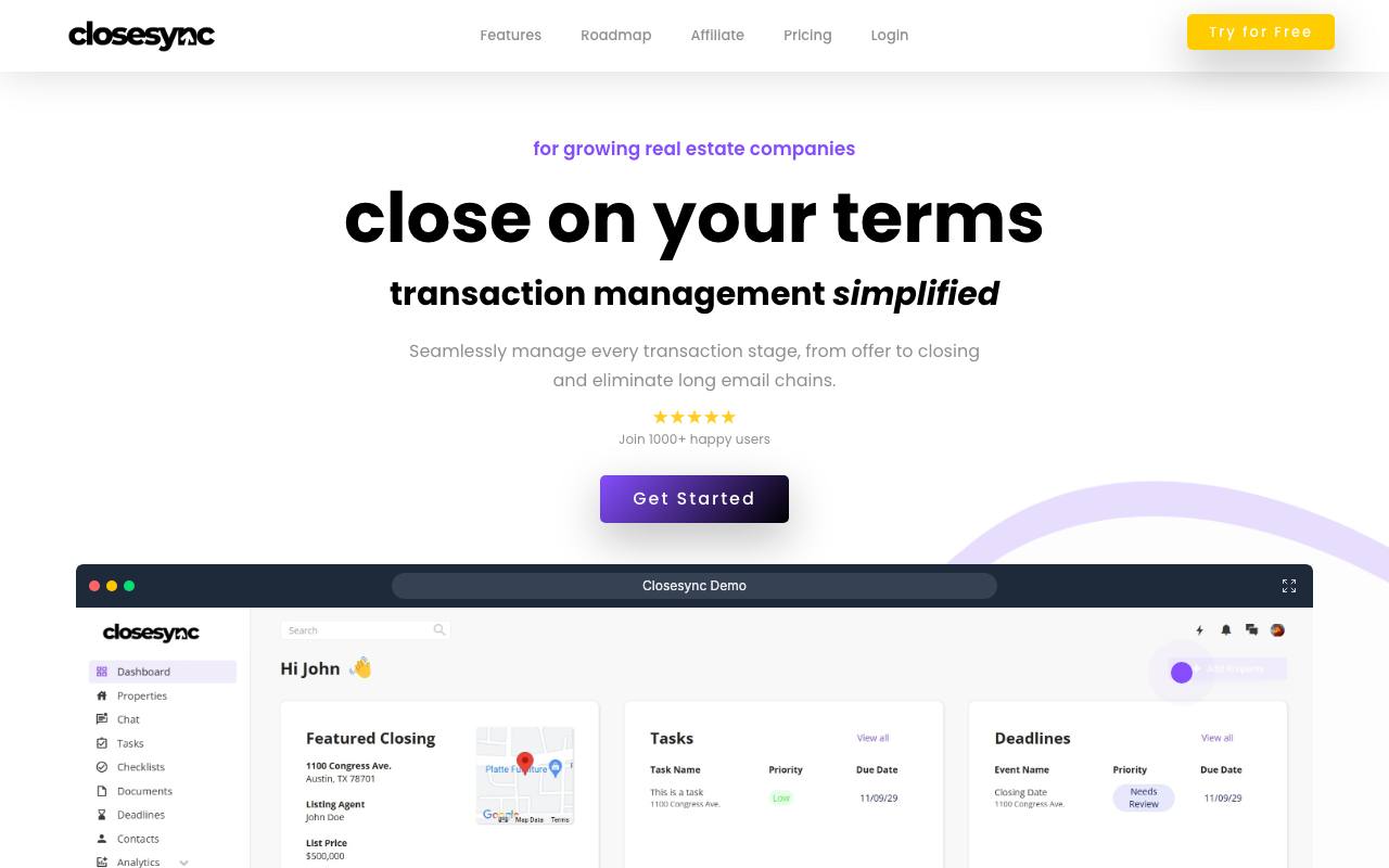 CloseSync screenshot