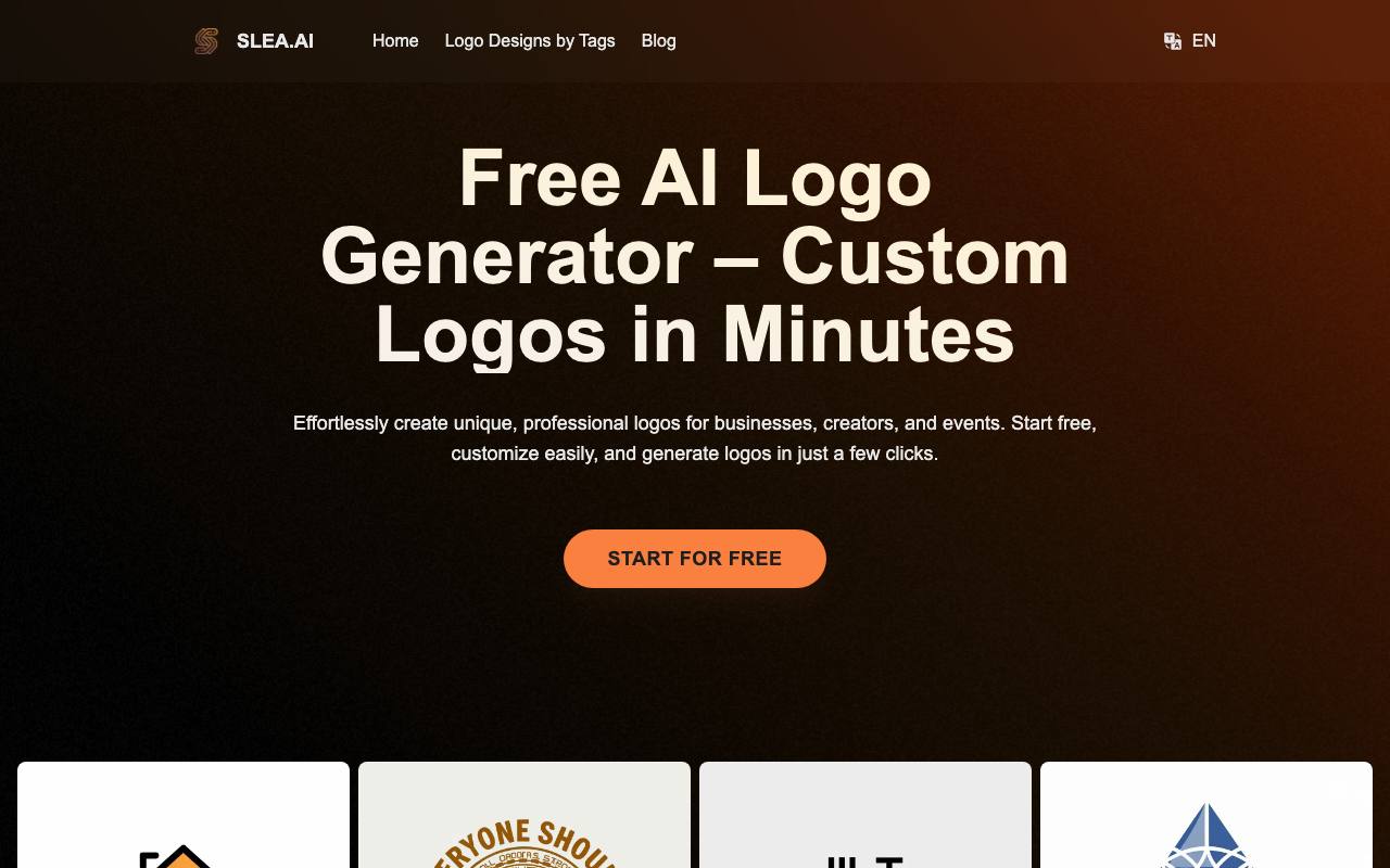 Slea.ai: Free AI Logo Generator screenshot
