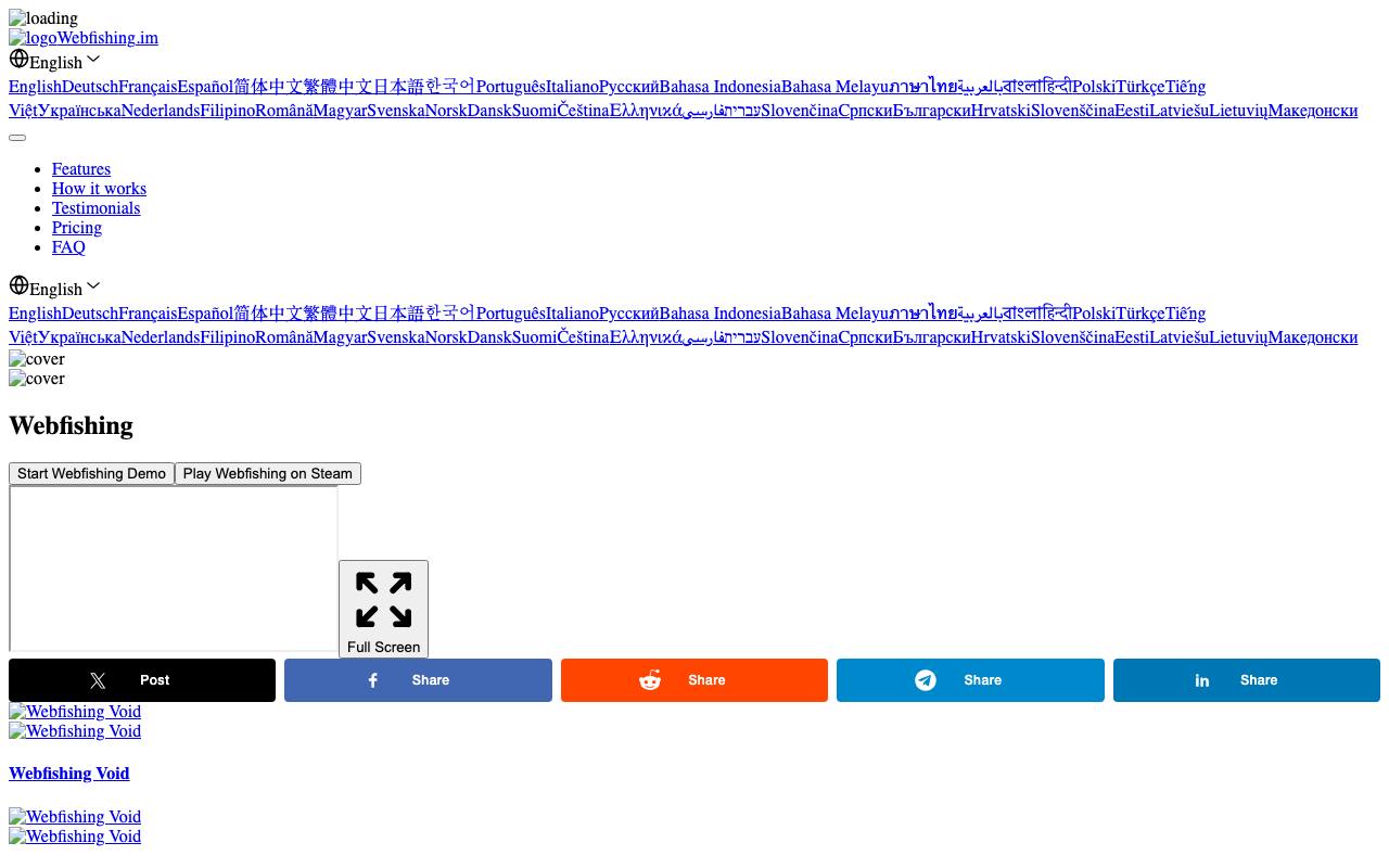 webfishing screenshot