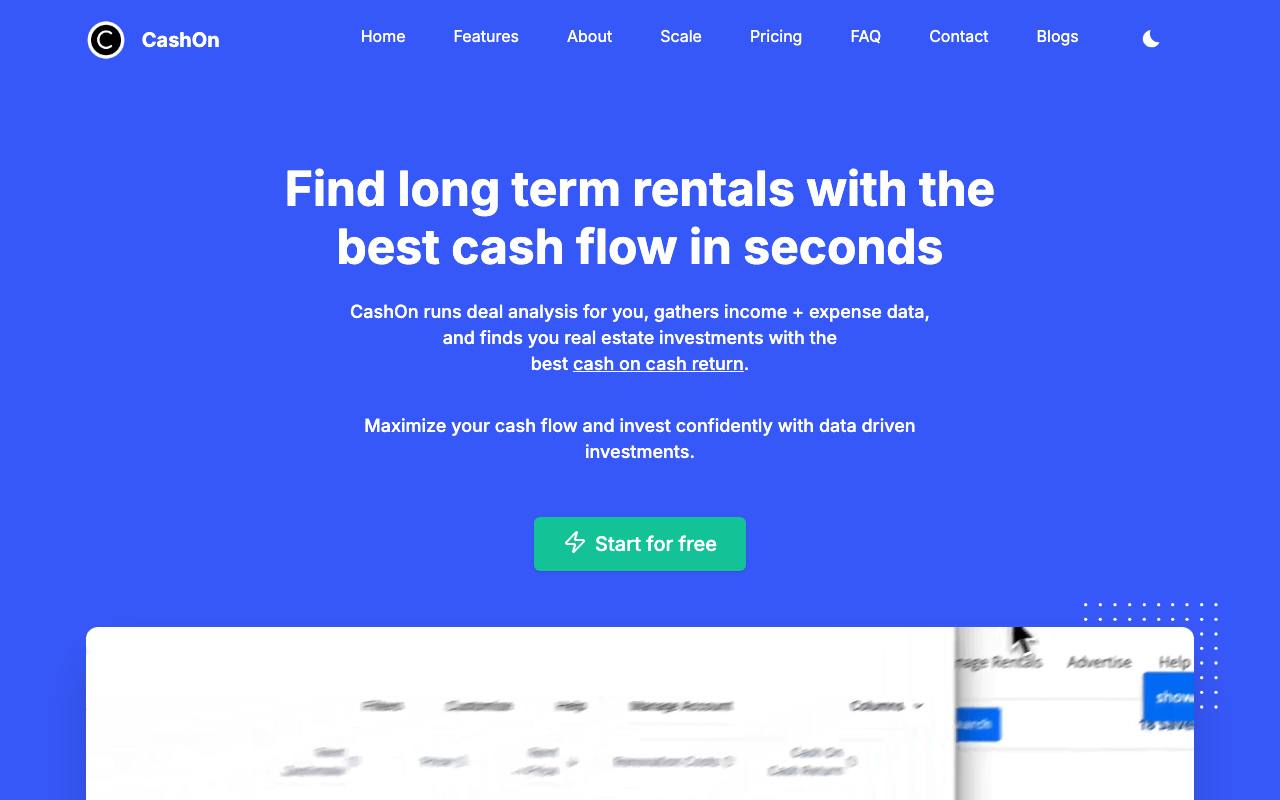 CashOn screenshot
