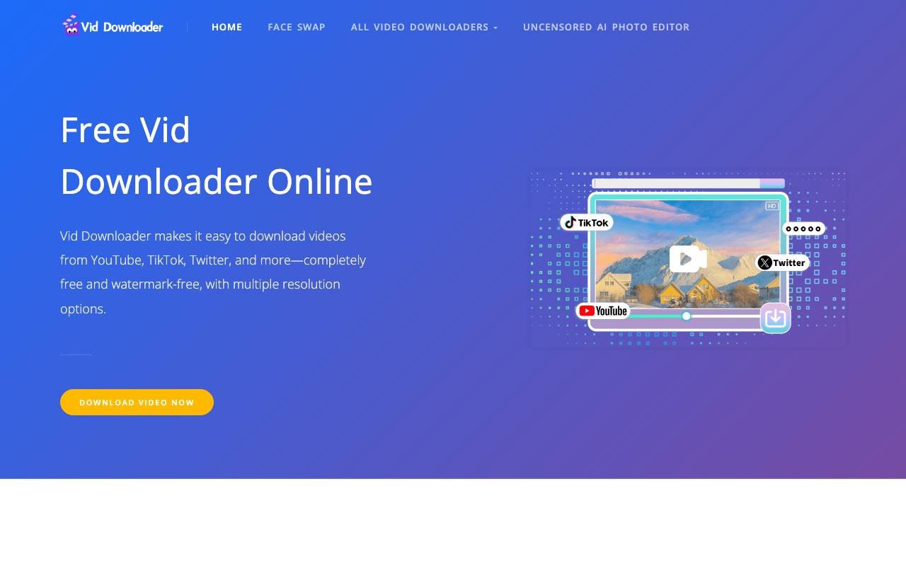 VidDownloader screenshot