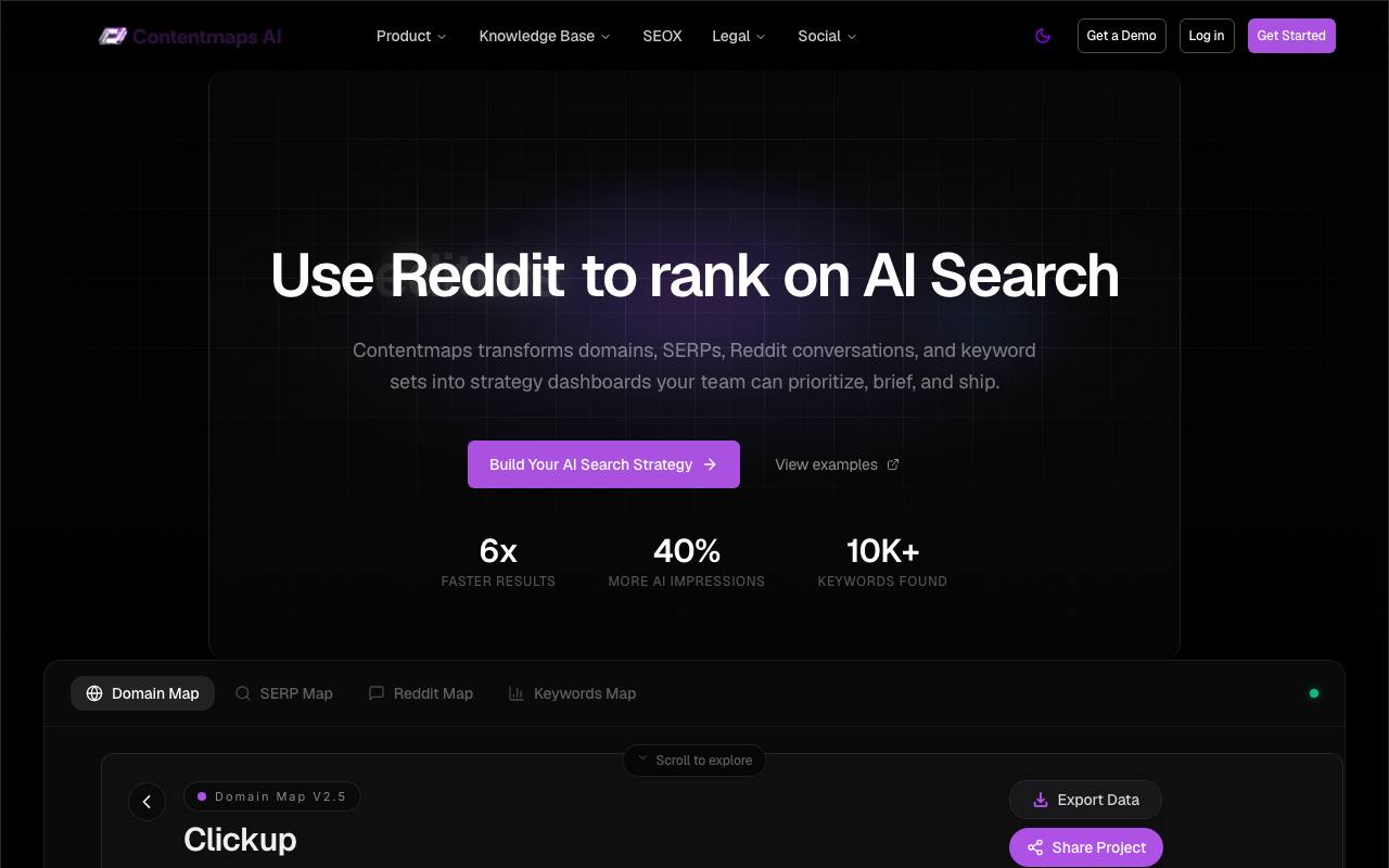 Contentmaps AI screenshot