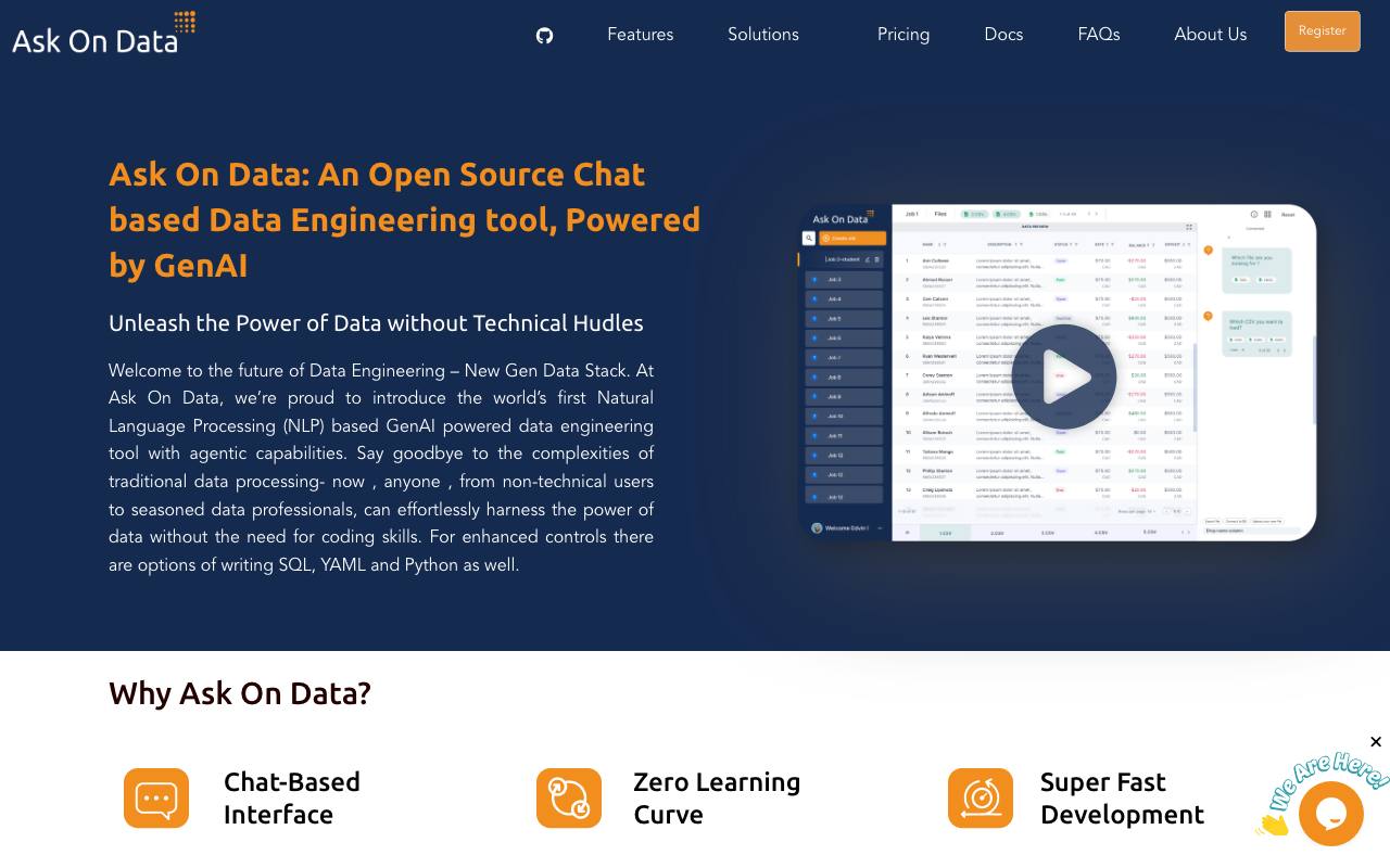 Ask On Data screenshot
