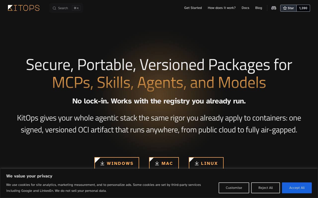 KitOps screenshot