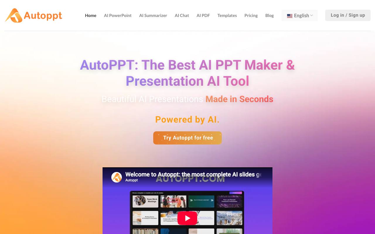 Autoppt screenshot