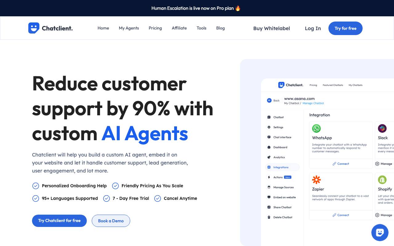 Chatclient.ai screenshot