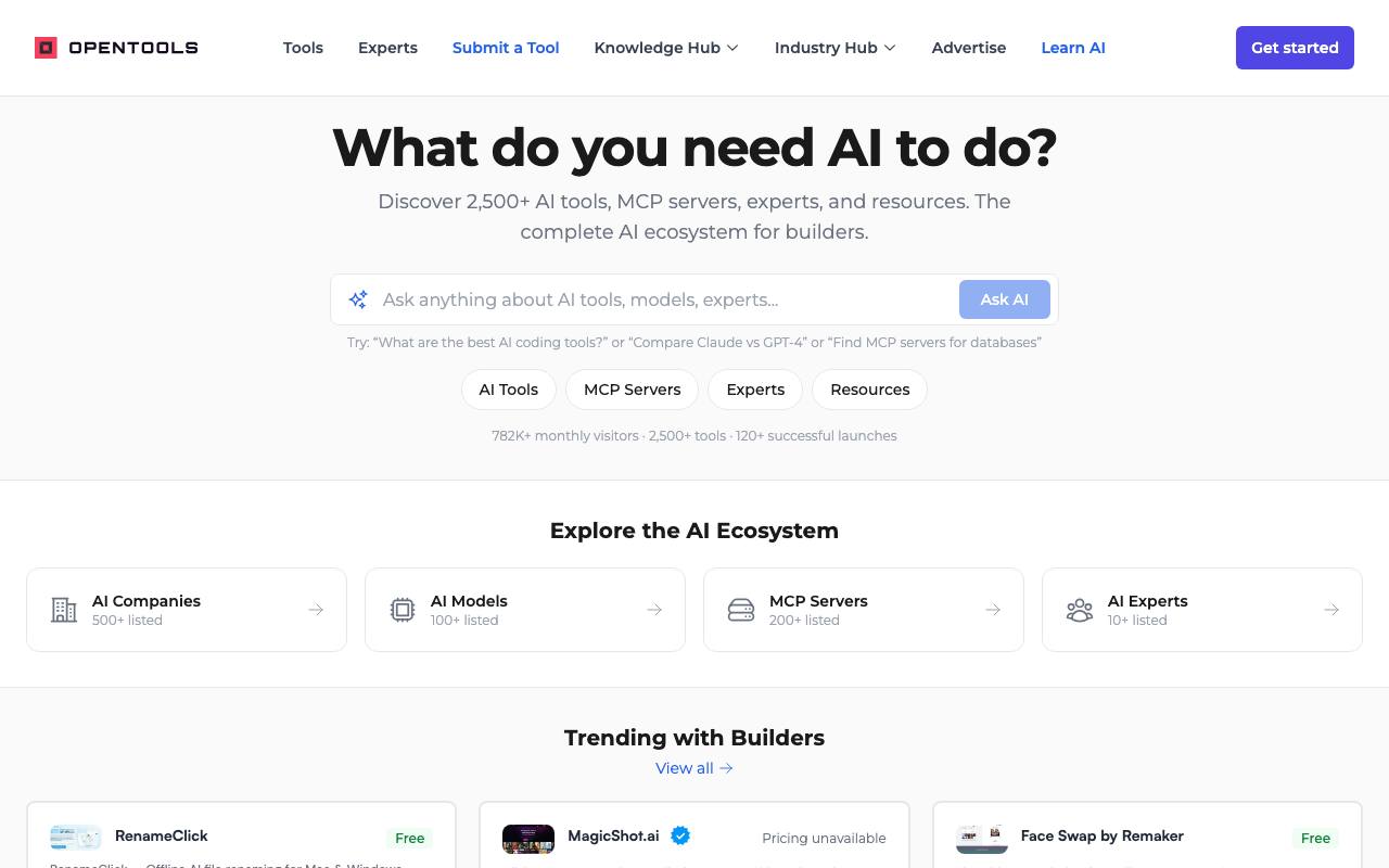 OpenTools screenshot