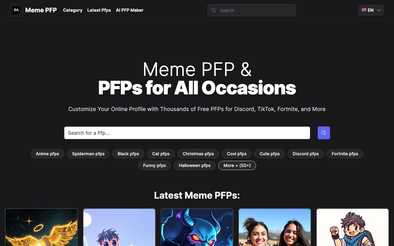 Meme PFP screenshot
