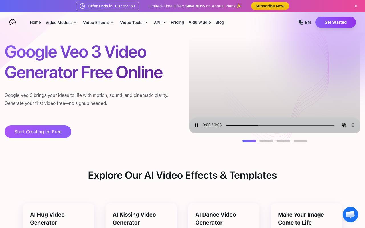 Video Maker Free Online Powered by Luma AI screenshot