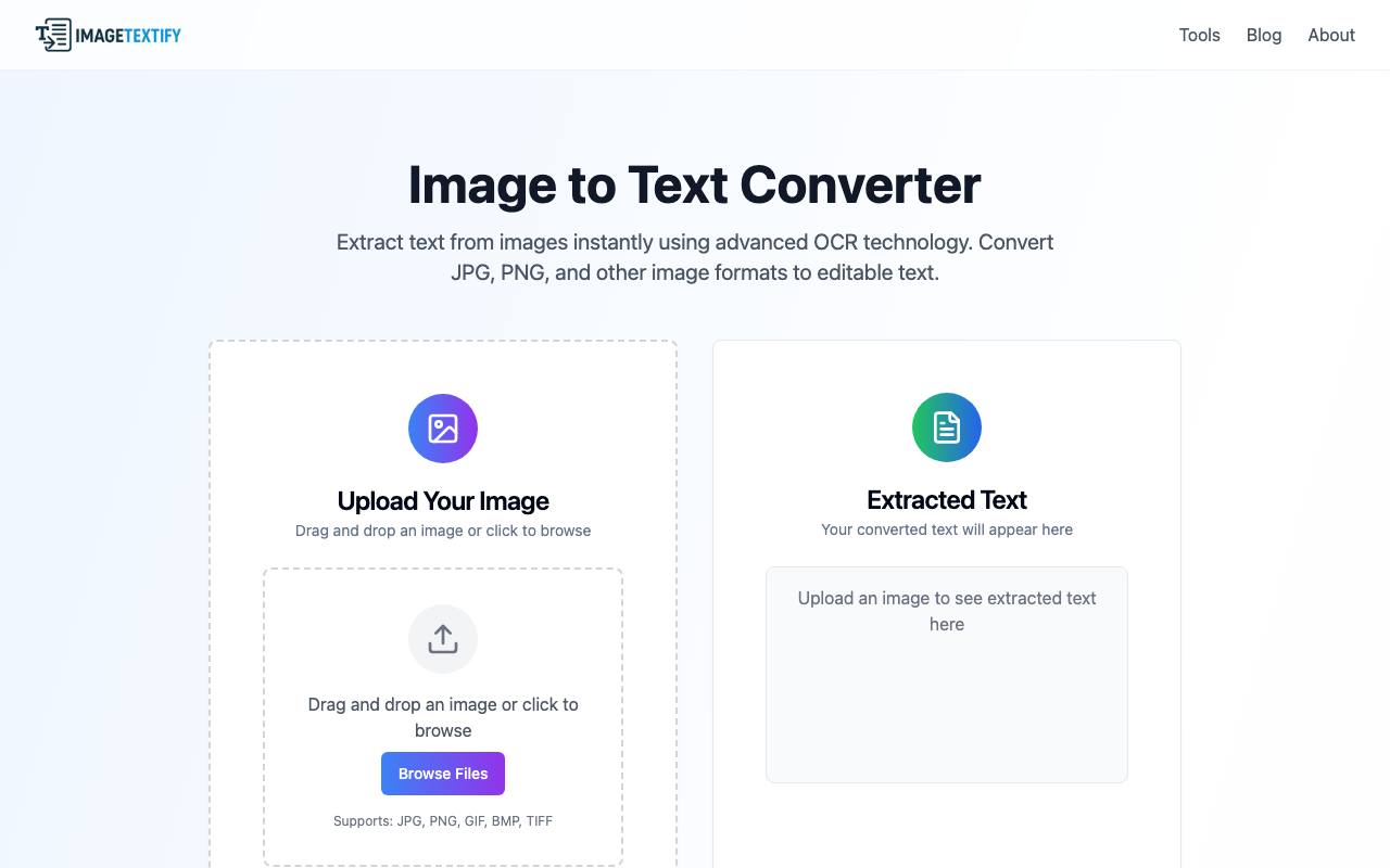 ImageTextify screenshot