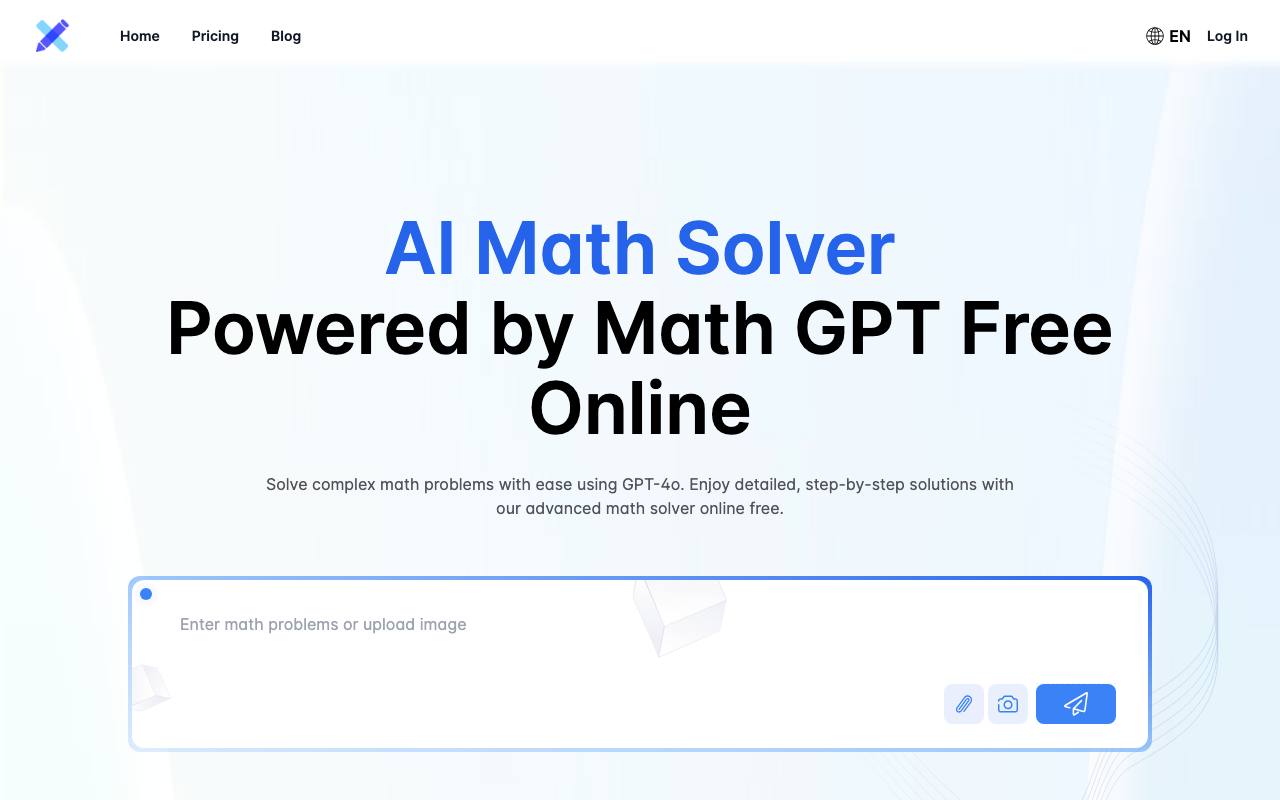AI Math Solver Powered by Math GPT Free Online screenshot