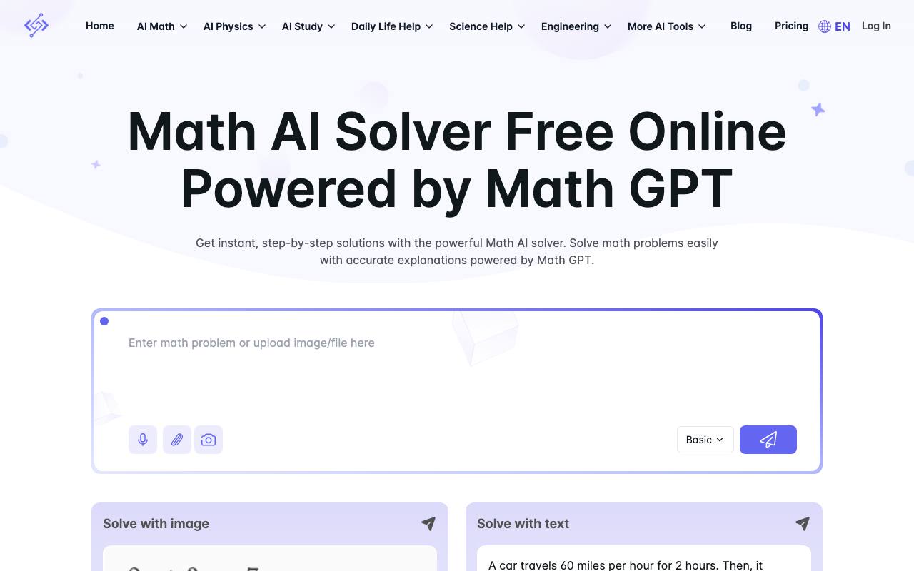 Math.now: Free Math AI Solver powered by math GPT screenshot