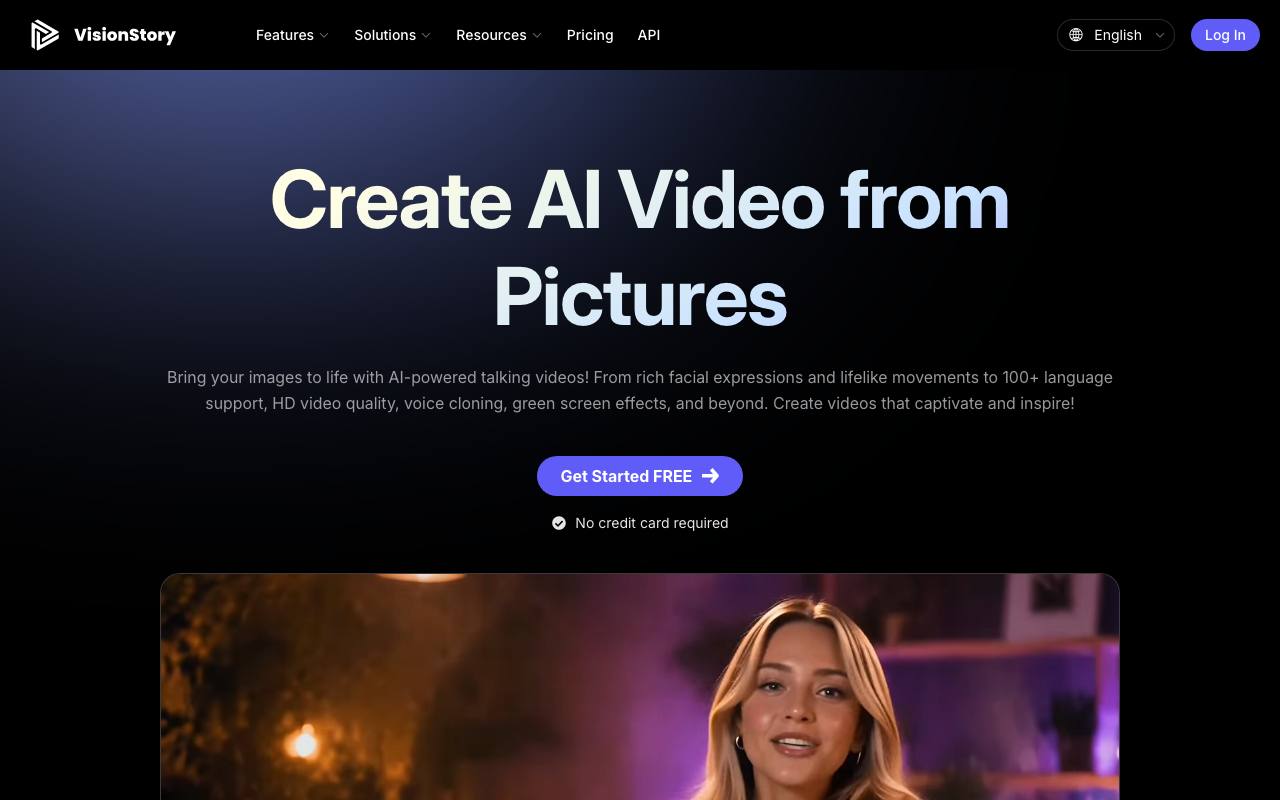 VisionStory AI screenshot
