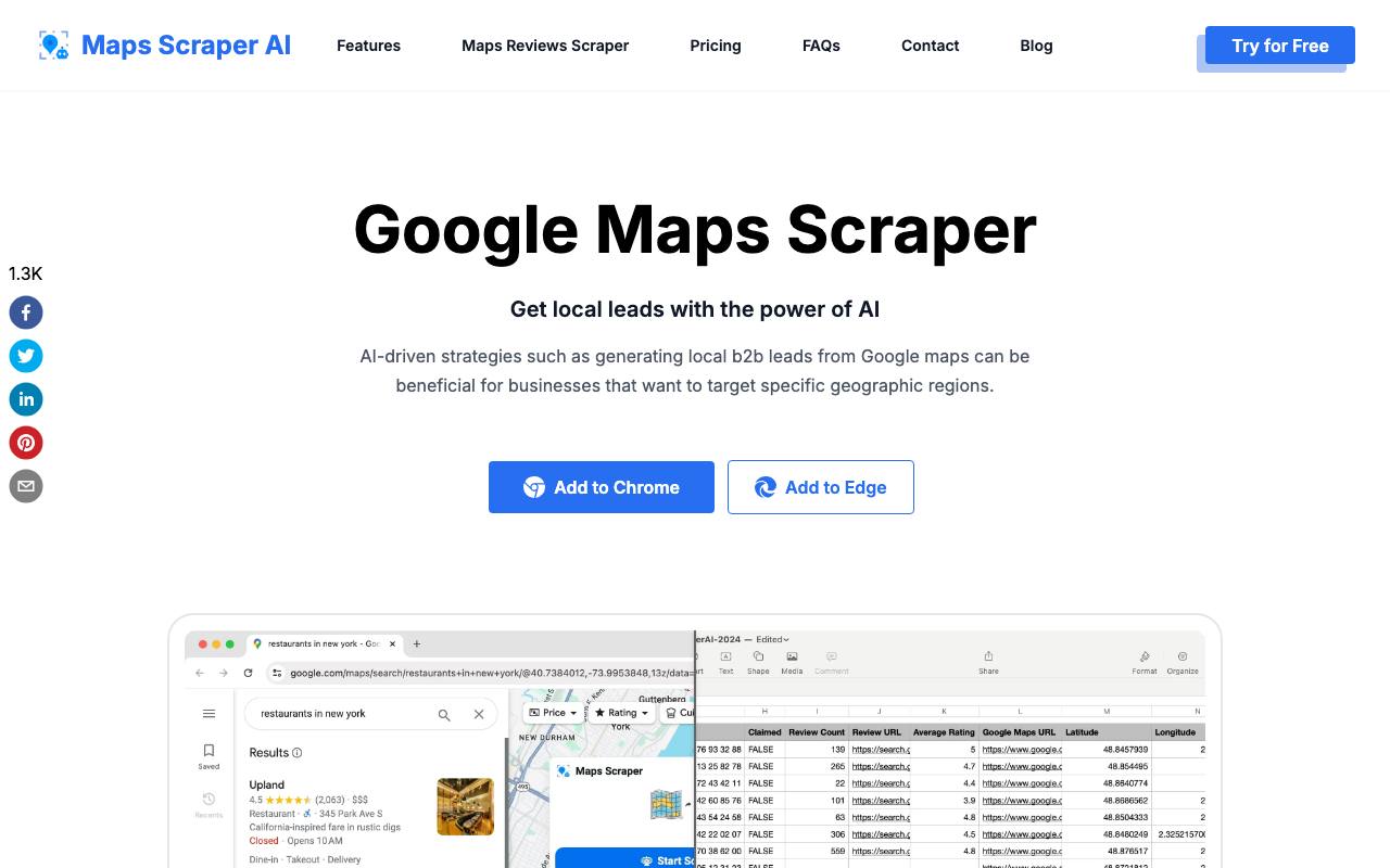 Maps Scraper AI screenshot