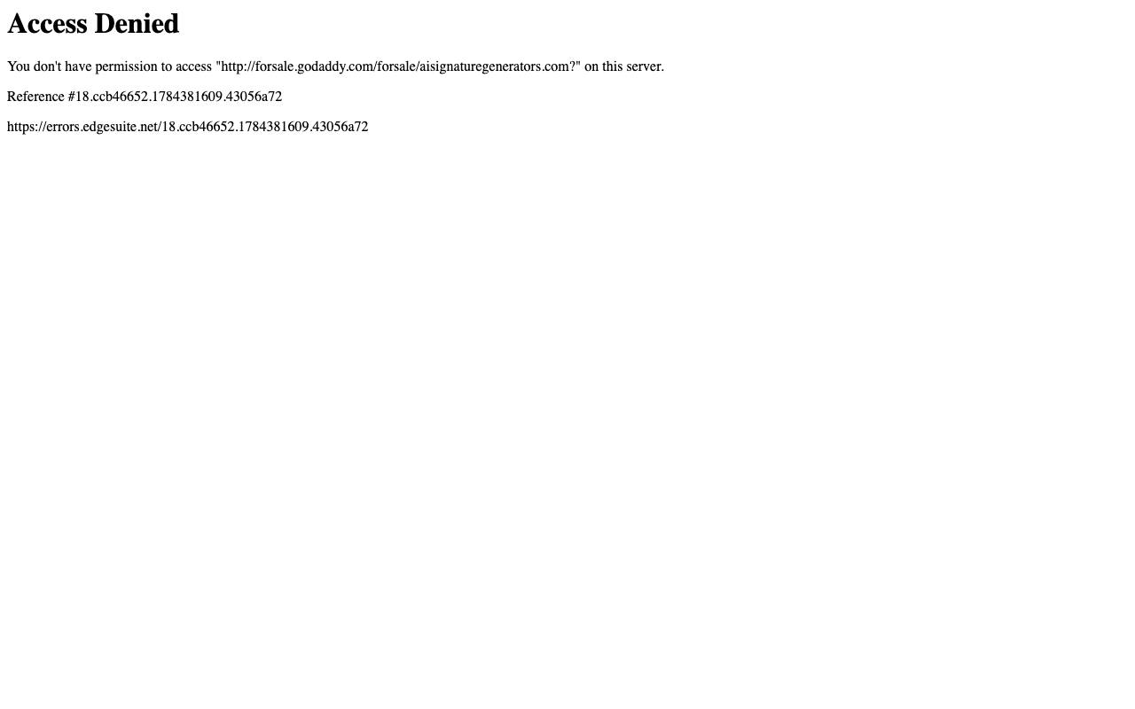 Free AI Signature Generator screenshot