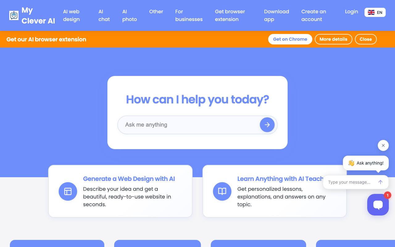 MyCleverAI screenshot