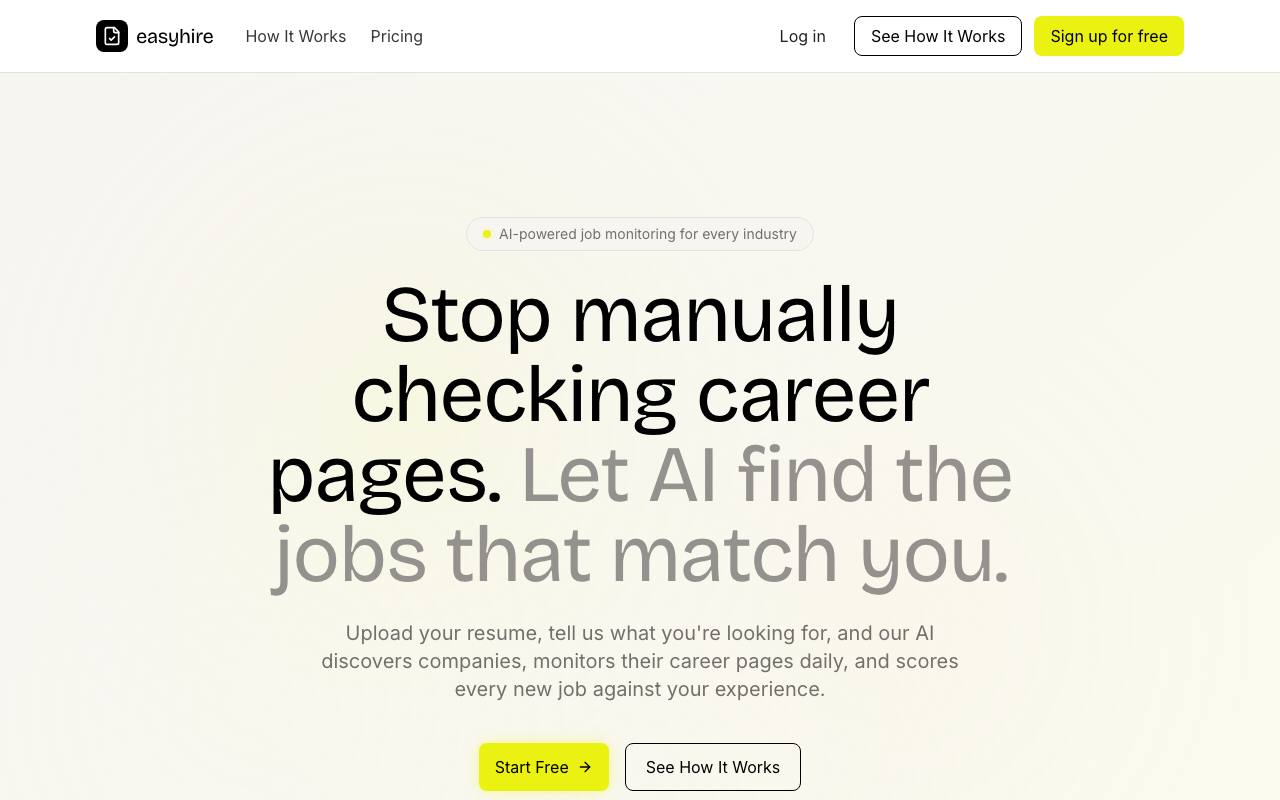Easyhire screenshot