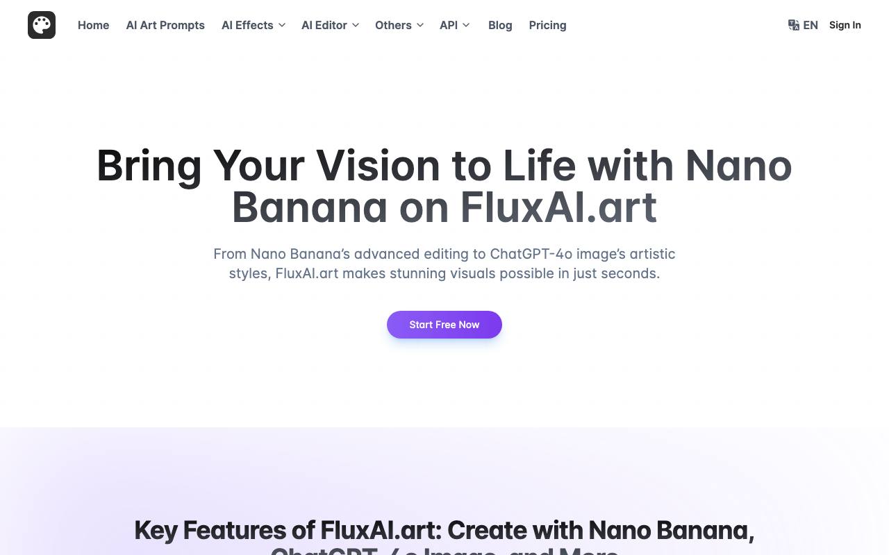 FluxAI.art: AI Image Generator Free Online screenshot